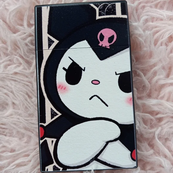 Hello Kitty Kuromi slim cigarette case! Sanrio kawaii! EUC! Plastic, nwot - Picture 12 of 12